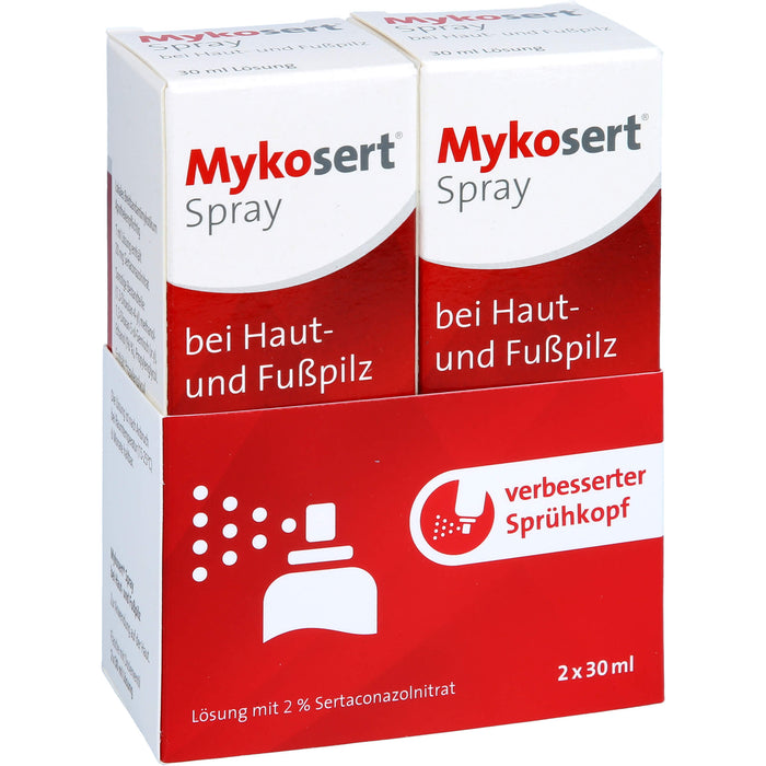 Mykosert Spray bei Haut- und Fußpilz, 60 ml Solution