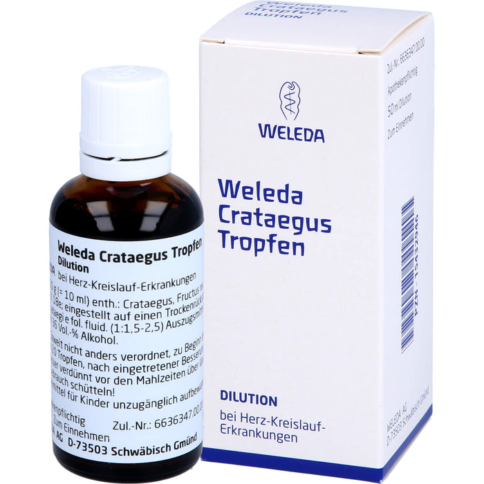 Weleda Crataegus Tropfen, 50 ml MIS