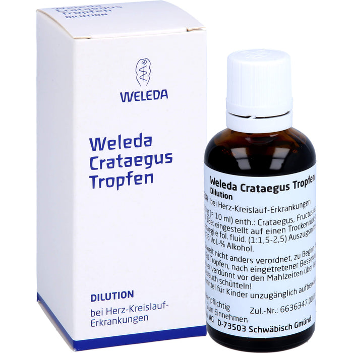 Weleda Crataegus Tropfen, 50 ml MIS