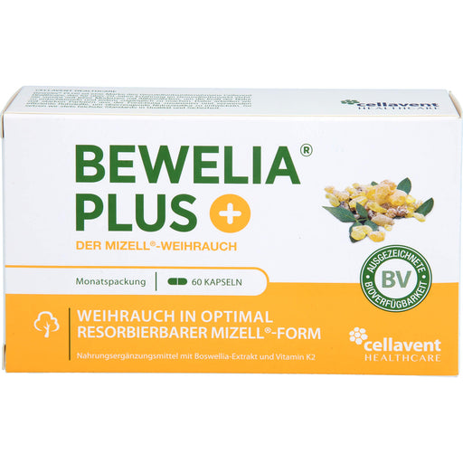 Bewelia Plus Weihrauchkapseln mit Vitamin K2, 60 St. Kapseln