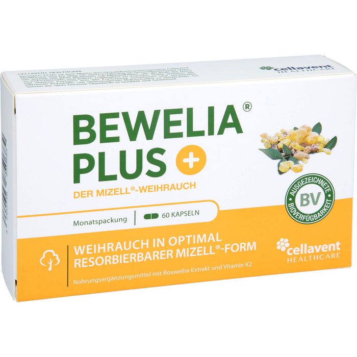 Bewelia Plus Weihrauchkapseln mit Vitamin K2, 60 pcs. Capsules