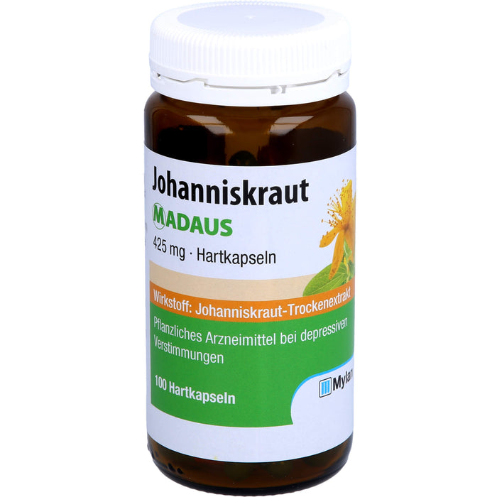 Johanniskraut MADAUS 425 mg Hartkapseln bei depressiven Verstimmungen, 100 St. Kapseln