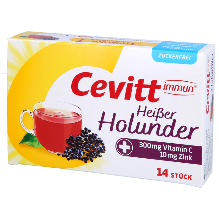 Cevitt immun Heißer Holunder Getränkegranulat, 14 pc Sachets