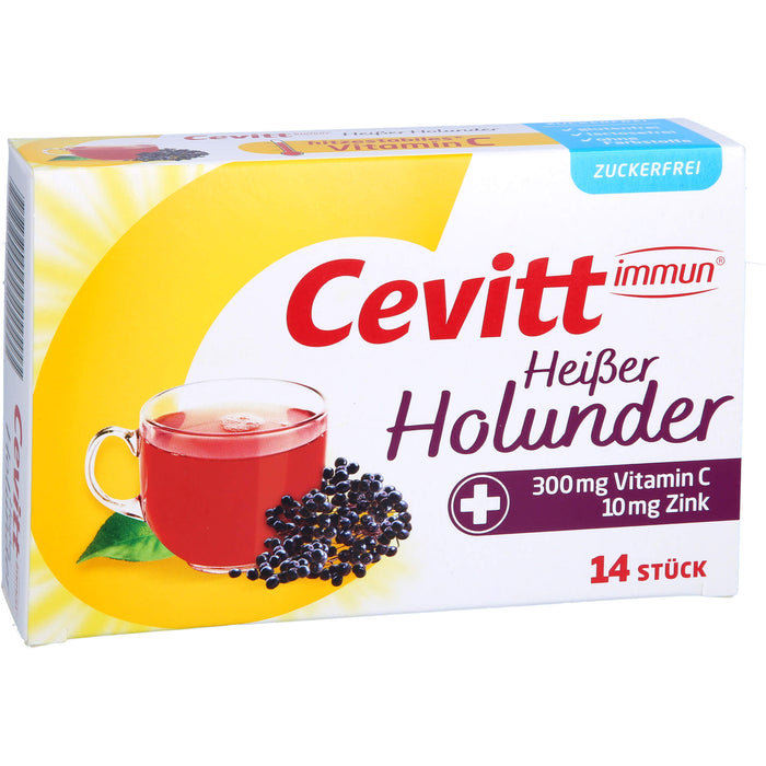 Cevitt immun Heißer Holunder Getränkegranulat, 14 pc Sachets