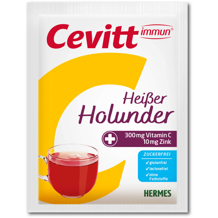 Cevitt immun Heißer Holunder Getränkegranulat, 14 pc Sachets
