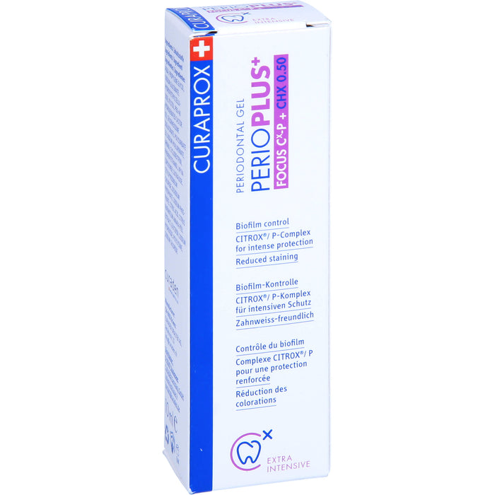 CURAPROX Perio Plus+ Focus Zahncreme, 10 ml Dentifrice