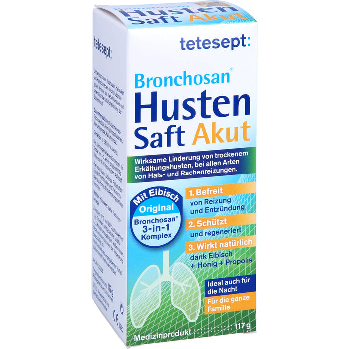 Tetesept Bronchosan Husten Saft Akut, 117 g Solution