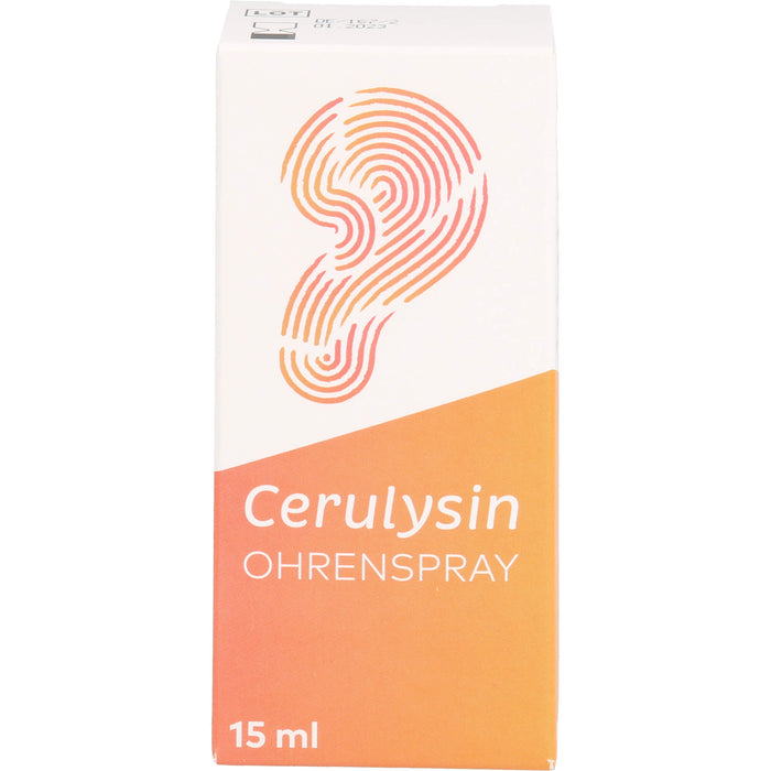 Cerulysin Ohrenspray zur regelmäßigen Reinigung des Ohres, 15 ml Lösung