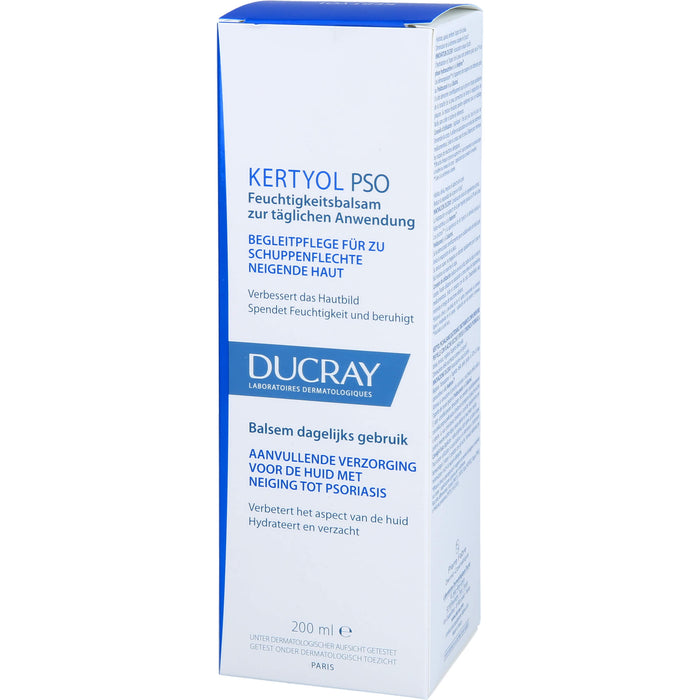 DUCRAY Kertyol P.S.O. Feuchtigkeitsbalsam verbessert das Hautbild und lindert Juckreiz, 200 ml Balm