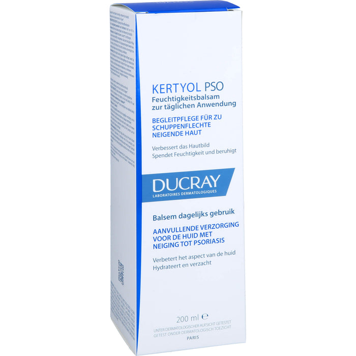 DUCRAY Kertyol P.S.O. Feuchtigkeitsbalsam verbessert das Hautbild und lindert Juckreiz, 200 ml Balm