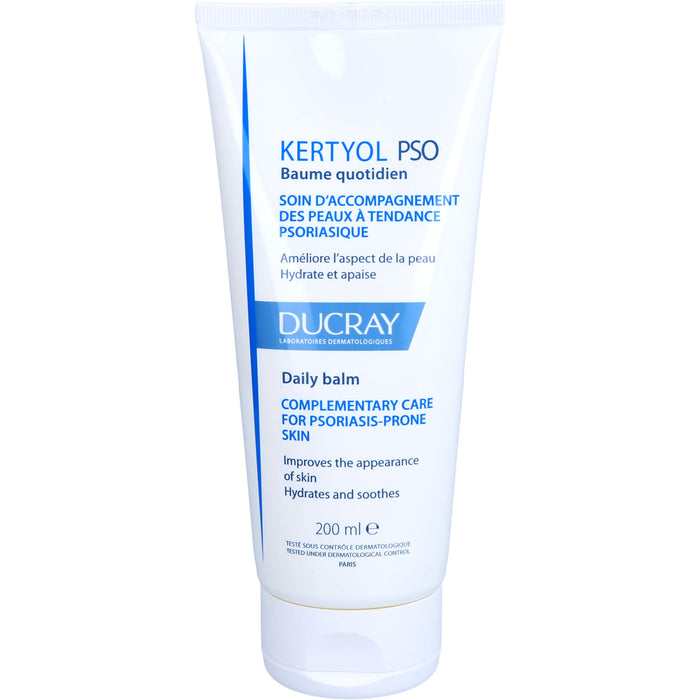 DUCRAY Kertyol P.S.O. Feuchtigkeitsbalsam verbessert das Hautbild und lindert Juckreiz, 200 ml Balm
