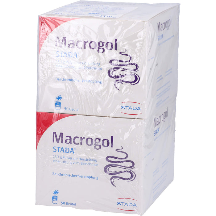 STADA Macrogol 13,7 g Pulver bei Verstopfungen, 100 pc Sachets