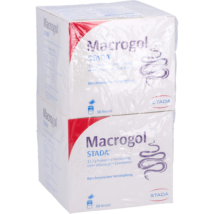 STADA Macrogol 13,7 g Pulver bei Verstopfungen, 100 pc Sachets