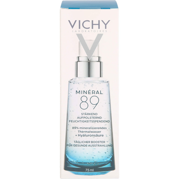VICHY Minéral 89 Hyaluron Boost mit Sofort Effekt Elixier, 75 ml Lösung
