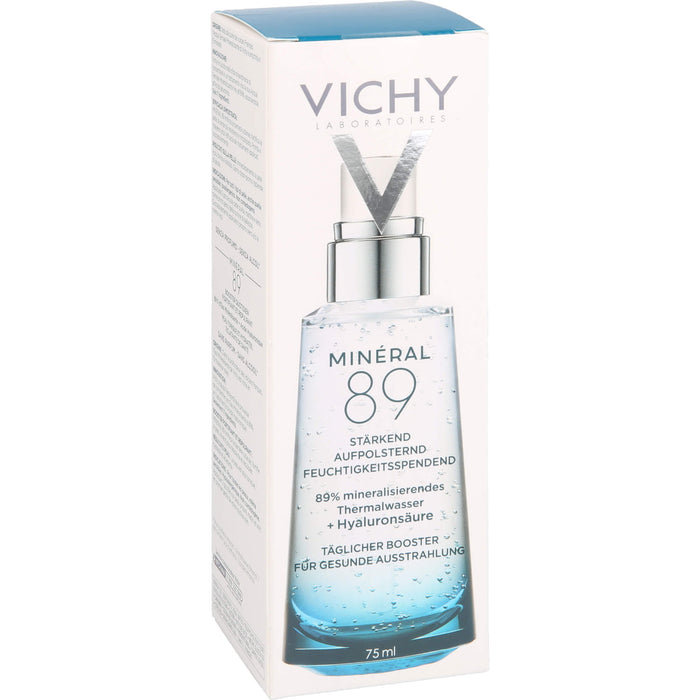 VICHY Minéral 89 Hyaluron Boost mit Sofort Effekt Elixier, 75 ml Solution