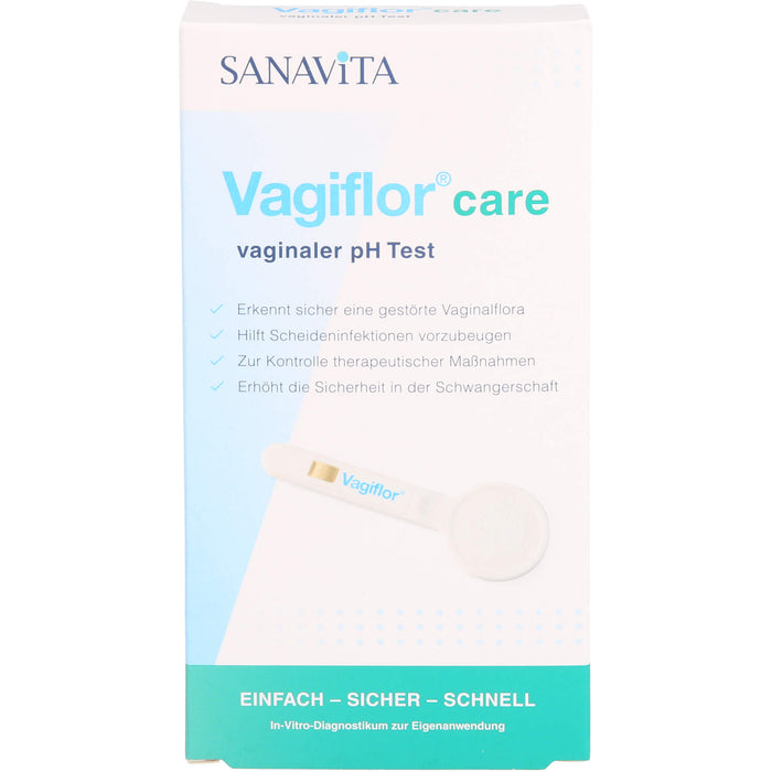 Vagiflor care vaginaler pH Test erkennt sicher eine gestörte Vaginalflora, 3 St. Test