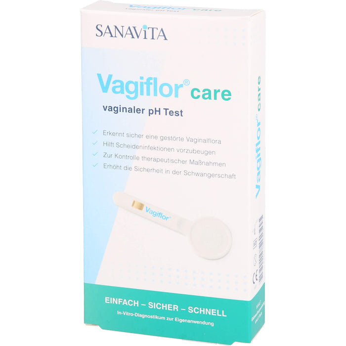 Vagiflor care vaginaler pH Test erkennt sicher eine gestörte Vaginalflora, 3 St. Test