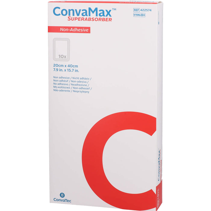 ConvaMax Superabsorber nicht adhäsiv 20x40 cm, 10 St VER