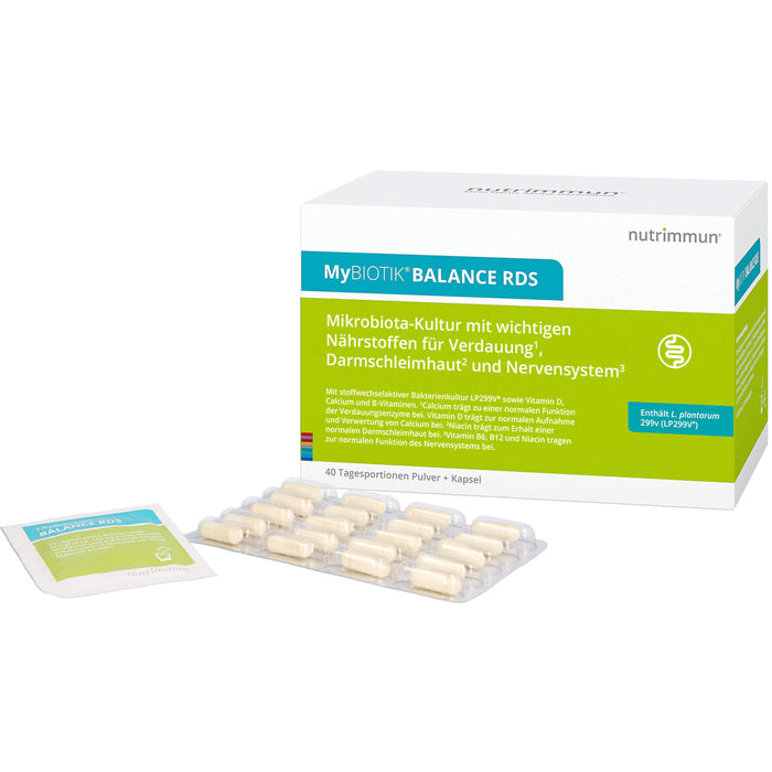 MyBIOTIK Balance RDS Tagesportionen Pulver + Kapsel, 40 St. Portionen
