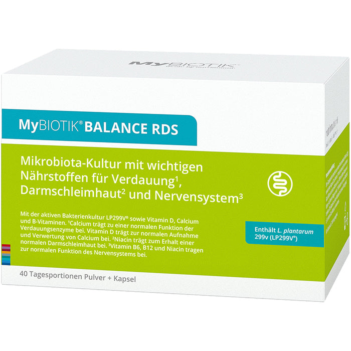 MyBIOTIK Balance RDS Tagesportionen Pulver + Kapsel, 40 St. Portionen