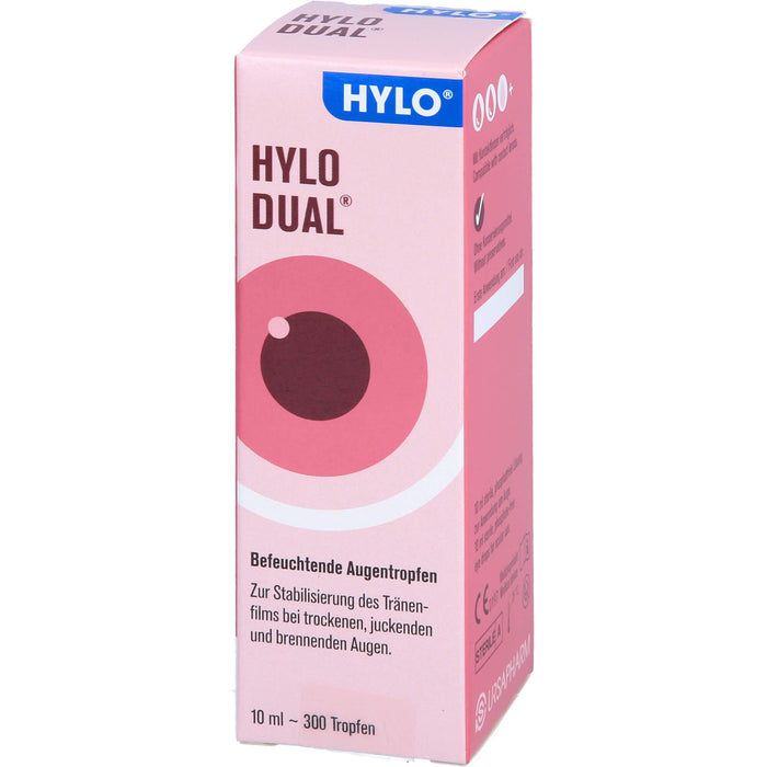 Hylo Dual befeuchtende Augentropfen, 10 ml Solution