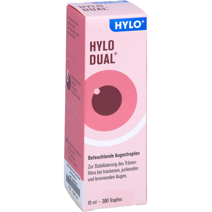 Hylo Dual befeuchtende Augentropfen, 10 ml Solution
