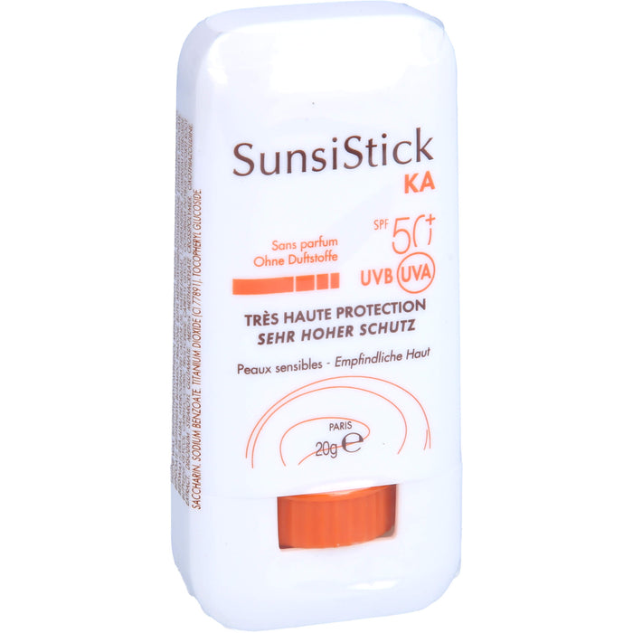 Avène SunsiStick KA SPF 50+ Sonnenschutz für überempfindliche, sonnengefährdete Haut, 20 g Stift