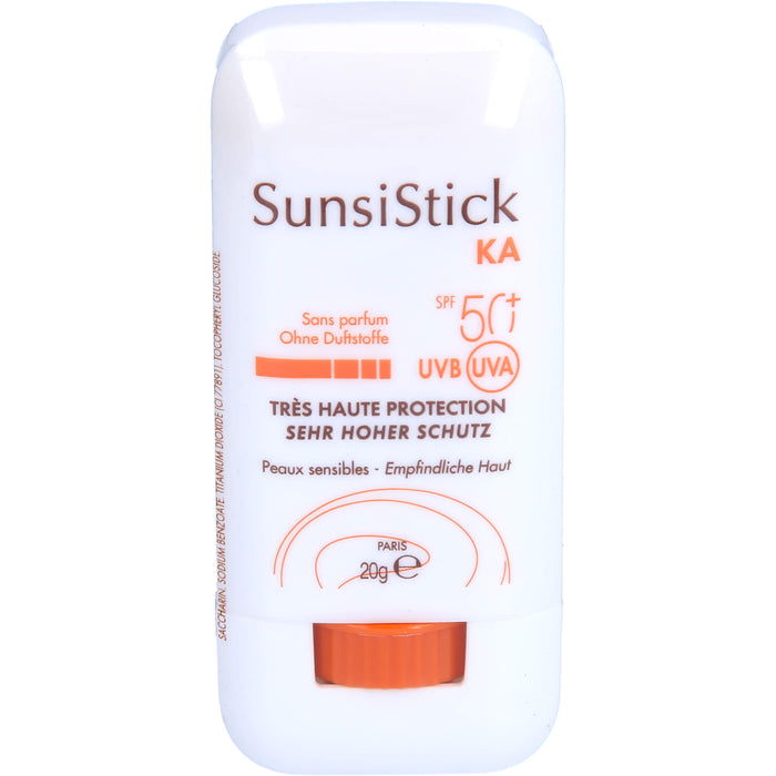 Avène SunsiStick KA SPF 50+ Sonnenschutz für überempfindliche, sonnengefährdete Haut, 20 g Stift