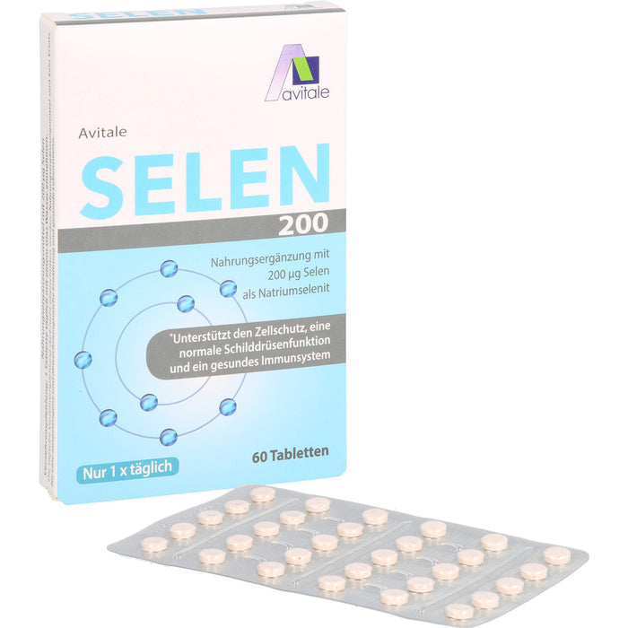 Avitale Selen 200 ug Tabletten, 60 pc Tablettes