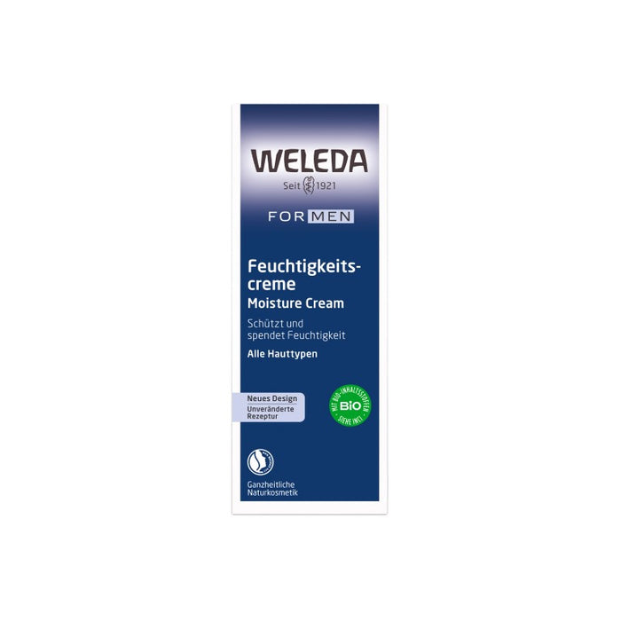 WELEDA For Men Feuchtigkeitscreme schützt und spendet Feuchtigkeit, 30 ml Creme