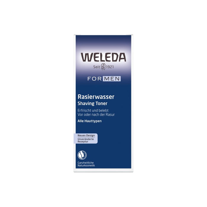 WELEDA For Men Rasierwasser revitalisiert die Haut, 100 ml Lösung