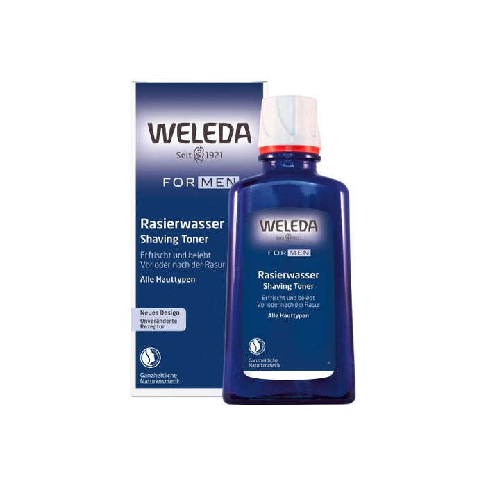 WELEDA For Men Rasierwasser revitalisiert die Haut, 100 ml Solution