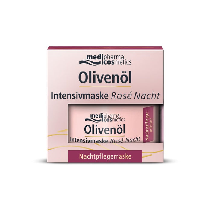 Medipharma Cosmetics Olivenöl Intensivmaske Rosé Nacht, 50 ml Creme