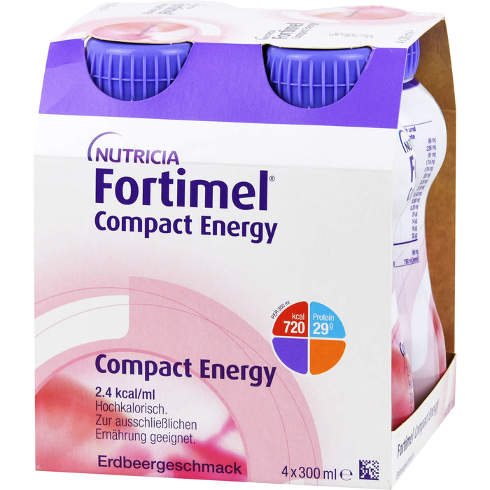 Fortimel Compact Energy Trinknahrung Erdbeere, 1200 ml Solution