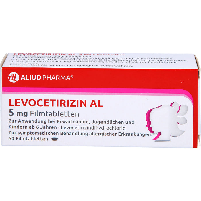 Levocetirizin AL 5 mg Filmtabletten, 50 St FTA