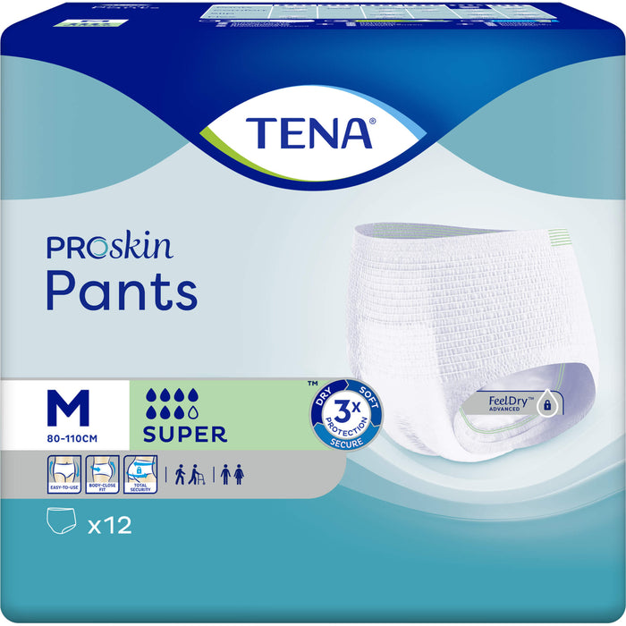 TENA Pants Super Medium Einweghose, 12 St