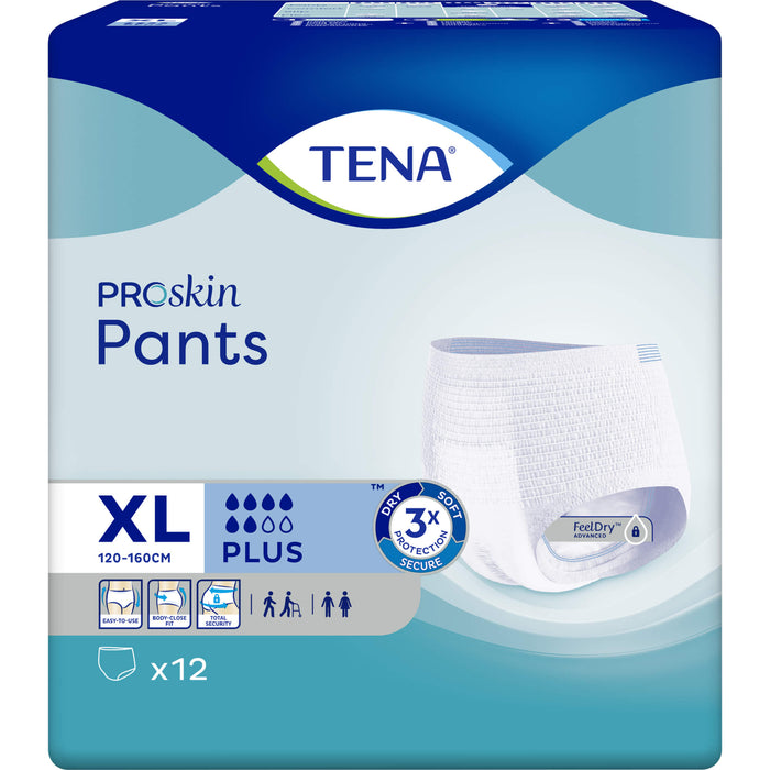 TENA ProSkin Pants Plus Gr. XL, 12 St. Windelhosen