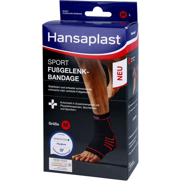 Hansaplast Sport Fußgelenk-Bandage Gr. M, 1 St BAN