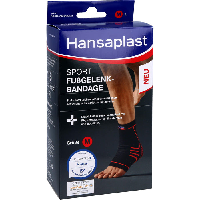 Hansaplast Sport Fußgelenk-Bandage Gr. M, 1 St BAN