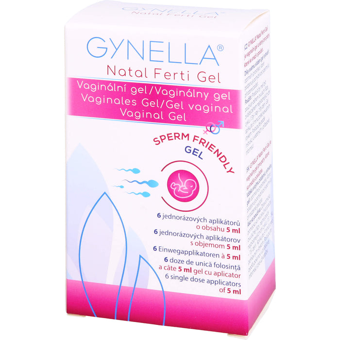GYNELLA Natal Ferti vaginales Gel zur Unterstützung der Empfängnis, 6 pcs. Single dose containers