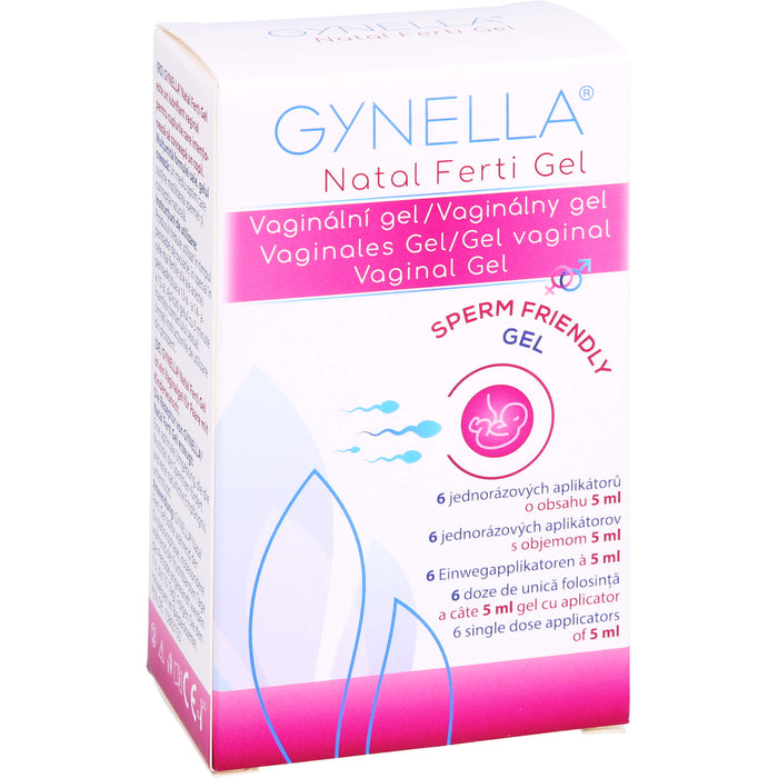 GYNELLA Natal Ferti vaginales Gel zur Unterstützung der Empfängnis, 6 pcs. Single dose containers