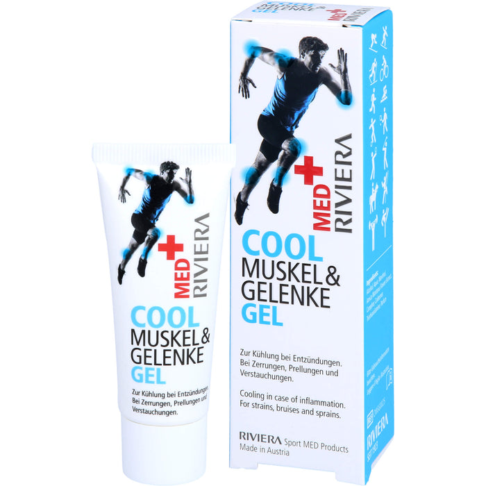 RIVIERA Med+ Cool Muskel und Gelenke Gel, 25 ml Gel