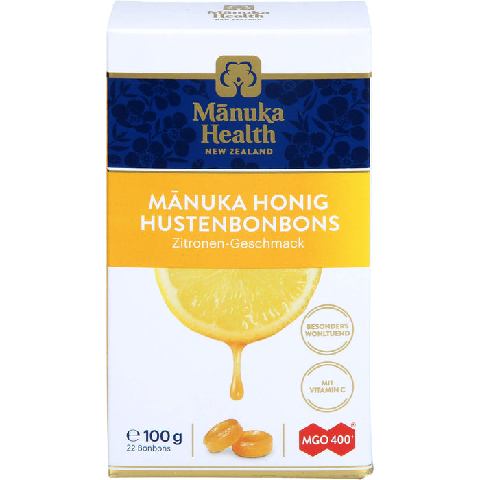 Manuka Health MGO 400+ Zitronen Lutschbonbons, 100 g BON