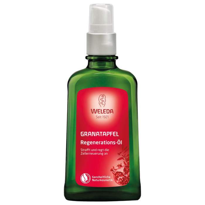 WELEDA Granatapfel regenerierendes Pflege-Öl strafft die Haut & regt die Zellerneuerung an, 100 ml Huile