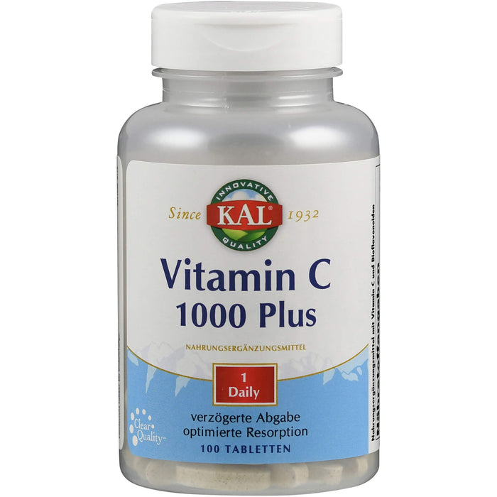 KAL Vitamin C 1000 Plus Tabletten, 100 St. Tabletten