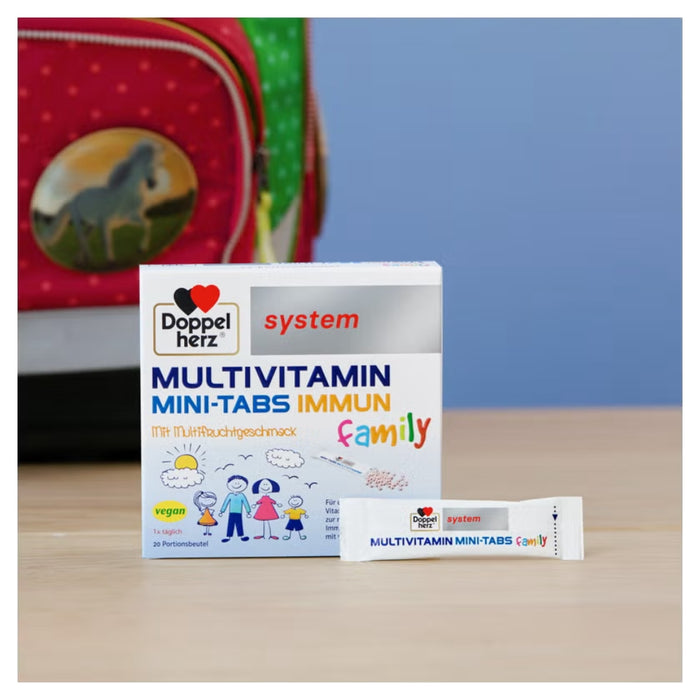Doppelherz System Multivitamin Mini-Tabs Family, 20 pc Sachets