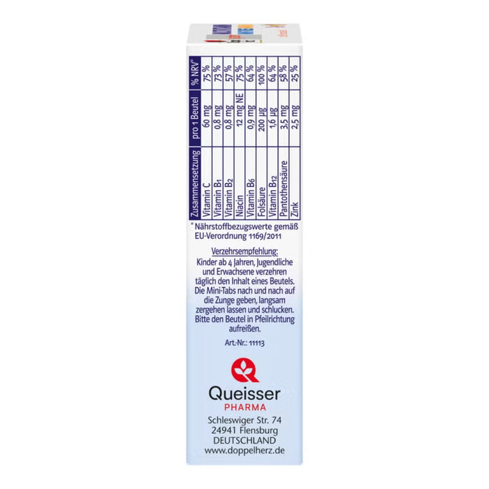 Doppelherz System Multivitamin Mini-Tabs Family, 20 pc Sachets