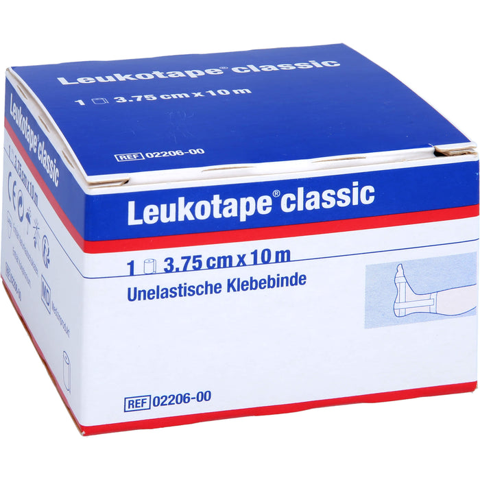 LEUKOTAPE Classic 3,75 cmx10 m weiss, 1 pc pansement
