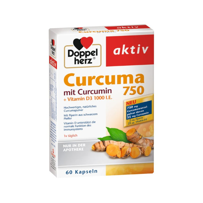 Doppelherz Curcuma 750, 60 St KAP