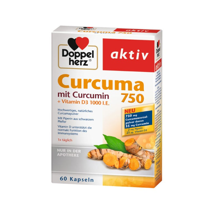 Doppelherz Curcuma 750, 60 St KAP